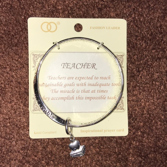 BRAND NEW: Stainless Steel Bracelet (teacher appreciation) - Picture 4 of 4